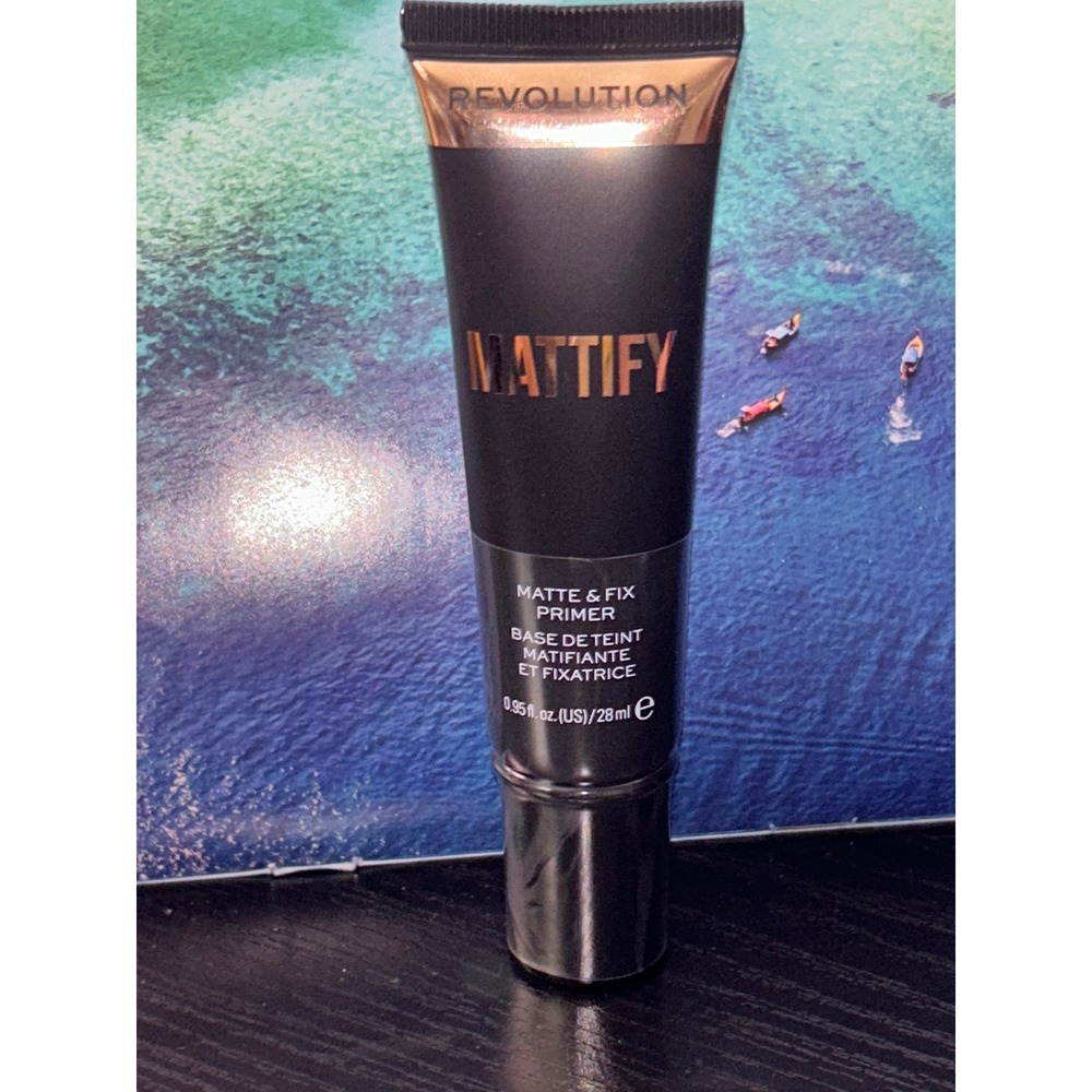 Makeup Revolution Mattify Matte Fix Primer Clear Gel Vegan Cruelty Free